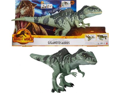 Mattel Jurský Svět řvoucí obří Giganotosaurus s reálnými zvuky - Poškozený obal