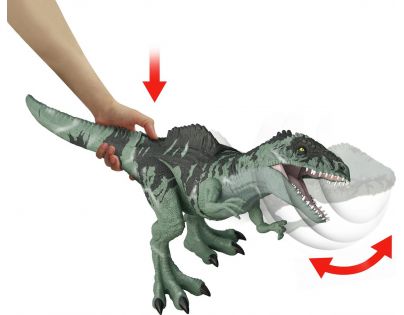 Mattel Jurský Svět řvoucí obří Giganotosaurus s reálnými zvuky - Poškozený obal