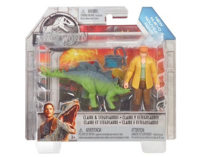 Mattel Jurský svět Základní figurka Claire a Stegosaurus