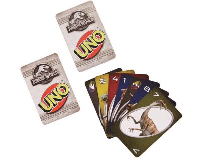Mattel Jurský World UNO