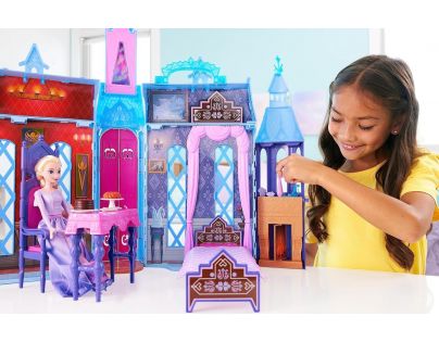 Mattel Ledové království Královský zámek Arendelle s panenkou