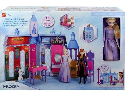 Mattel Ledové království Královský zámek Arendelle s panenkou