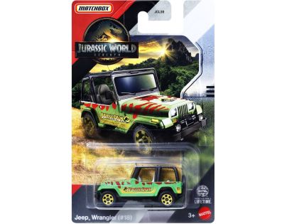 Mattel Matchbox Jurský svět dopravní prostředek Jeep Wrangler