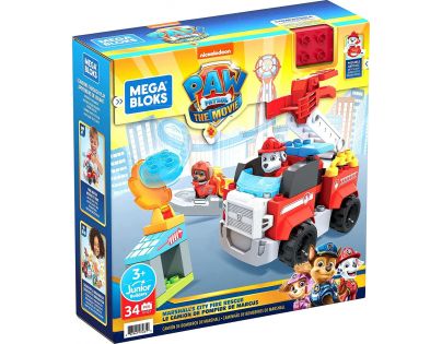 Mattel Mega Bloks Tlapková Patrola Marshallův hasičský vůz - Poškozený obal