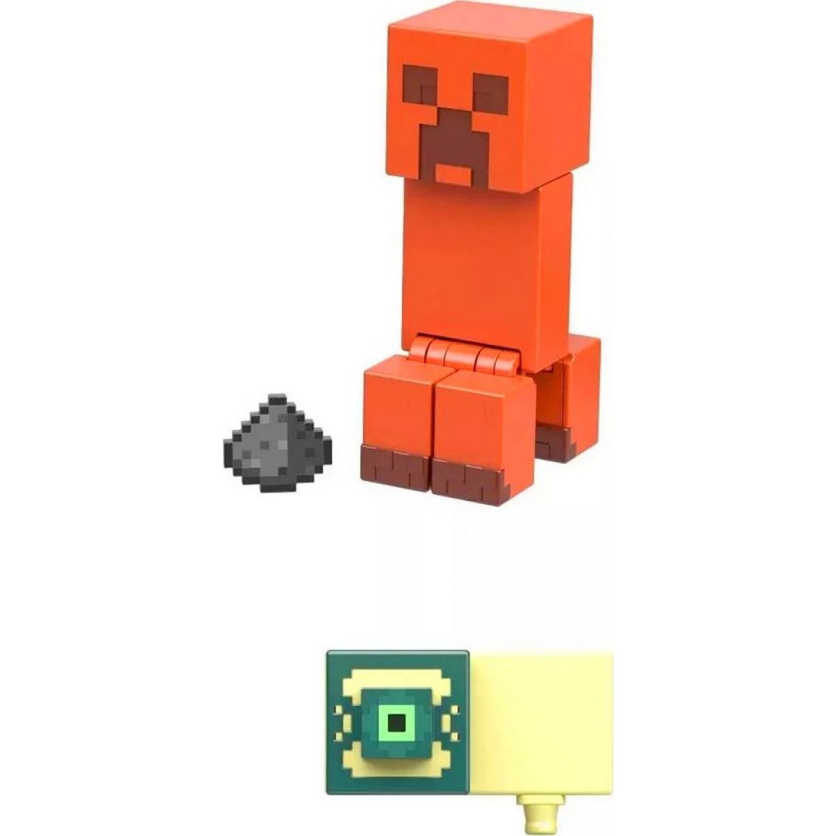 Mattel Minecraft 8 cm figurka Build a Portal Damaged Creeper