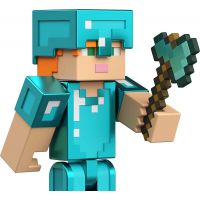 Mattel Minecraft 8 cm figurka Alex Diamond Armor 5