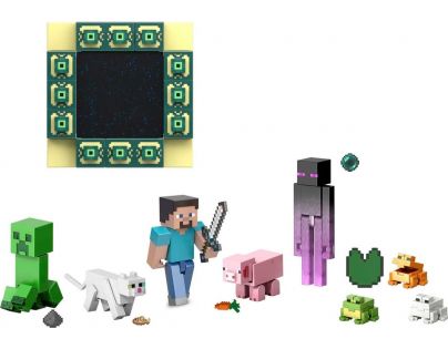 Mattel Minecraft 8 cm figurka Build a Portal Creeper