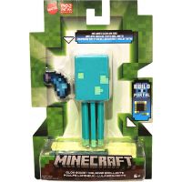 Mattel Minecraft 8 cm figurka Build a Portal Glow Squid 2