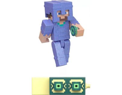 Mattel Minecraft 8 cm figurka Build a Portal Stronghold Steve