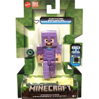 Mattel Minecraft 8 cm figurka Build a Portal Stronghold Steve 3