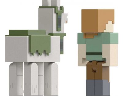 Mattel Minecraft 8 cm figurka dvojbalení Alex and Llama