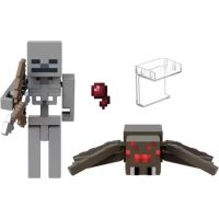 Mattel Minecraft 8 cm figurka dvojbalení Skeleton and Spider Jockey - Poškozený obal 3