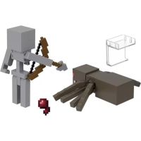 Mattel Minecraft 8 cm figurka dvojbalení Skeleton and Spider Jockey - Poškozený obal 4