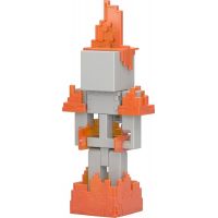 Mattel Minecraft 8 cm figurka Skeleton Flames and bow and arrow 3