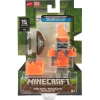 Mattel Minecraft 8 cm figurka Skeleton Flames and bow and arrow 5