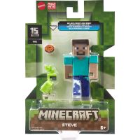 Mattel Minecraft 8 cm figurka Steve s papouškem 4
