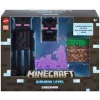 Mattel Minecraft Diamond Level Sběratelská figurka Enderman 4