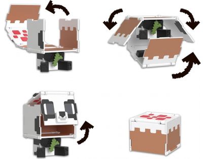 Mattel Minecraft Figurka 2 v 1 Panda & Cake