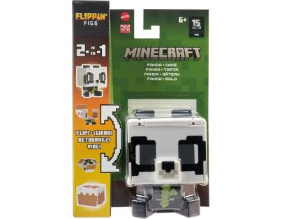 Mattel Minecraft Figurka 2 v 1 Panda & Cake