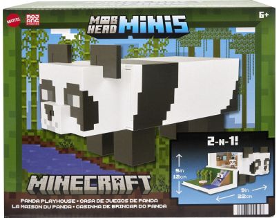 Mattel Minecraft mini Mob head Panda herní dům