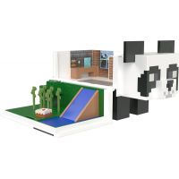Mattel Minecraft mini Mob head Panda herní dům 4