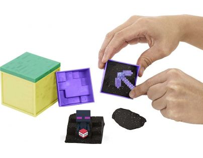 Mattel Minecraft mini těžba Krumpáč fialový