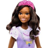 Mattel Moje první Barbie panenka Černovláska s pudlíkem 34 cm 3