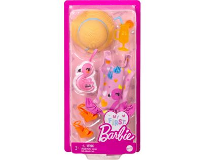 Mattel Moje první Barbie set oblečků 34 cm klobouk