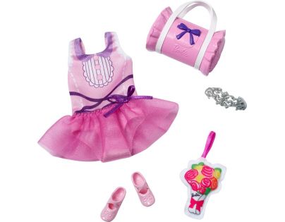 Mattel Moje první Barbie set oblečků 34 cm růžová taška