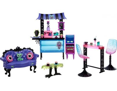 Mattel Monster High kavárna u náhrobku - Poškozený obal