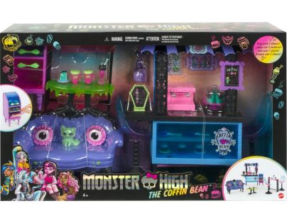 Mattel Monster High kavárna u náhrobku - Poškozený obal