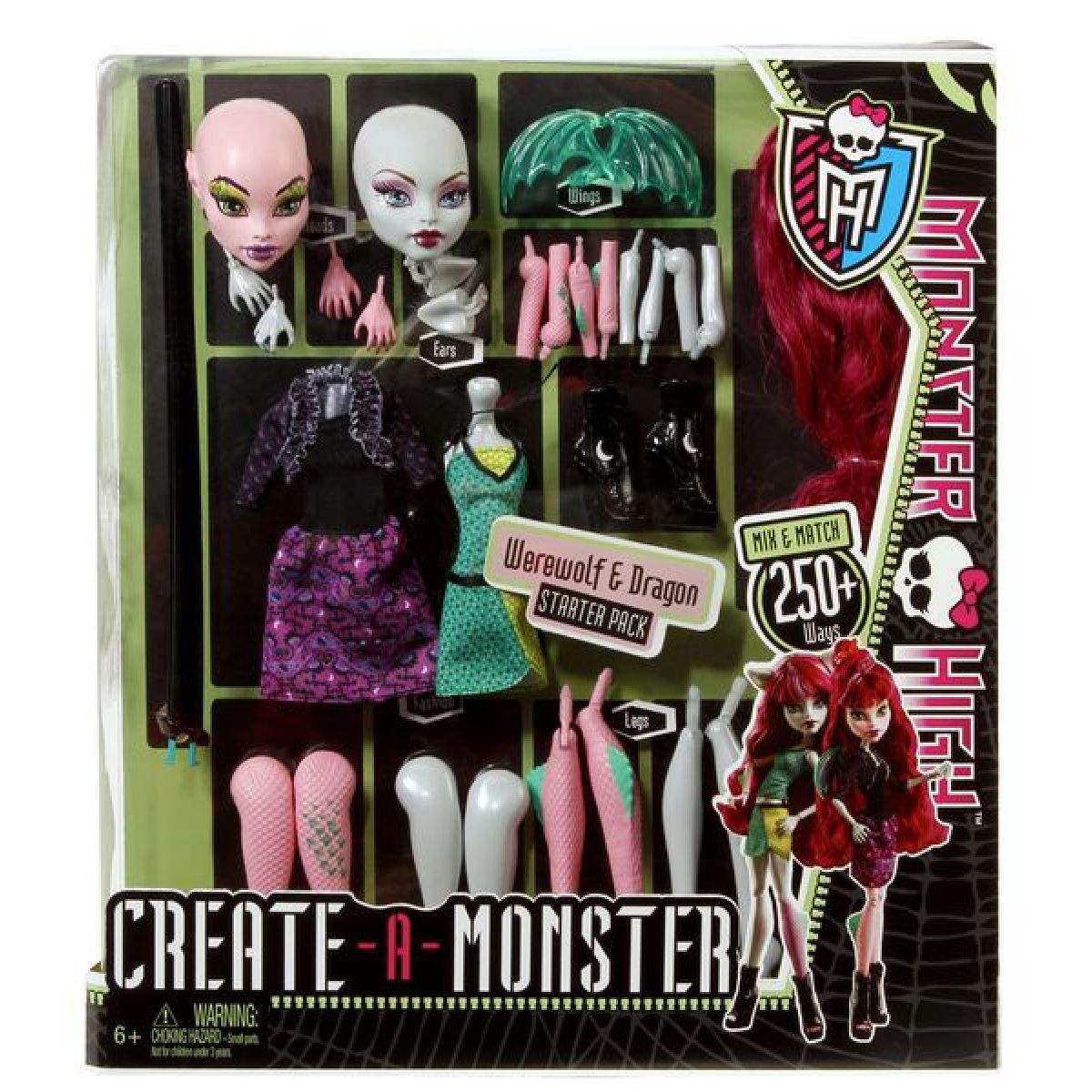 Monster High Sestav si příšerku Mattel W9155