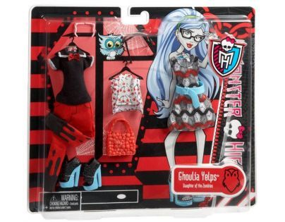 Monster High Y0585 Velká kolekce hadříků - Ghoulia Yelps