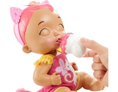 Mattel My Garden Baby koťátko se zvuky růžové 30 cm