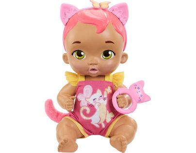 Mattel My Garden Baby koťátko se zvuky růžové 30 cm