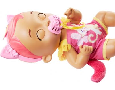 Mattel My Garden Baby koťátko se zvuky růžové 30 cm