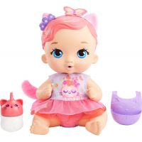 Mattel My Garden Baby miminko růžovofialové koťátko 30 cm