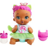 Mattel My Garden Baby Panenka růžovozelené koťátko 30 cm - Poškozený obal