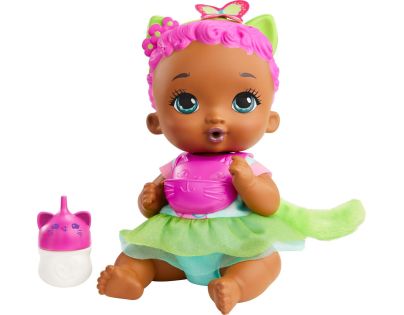 Mattel My Garden Baby Panenka růžovozelené koťátko 30 cm - Poškozený obal