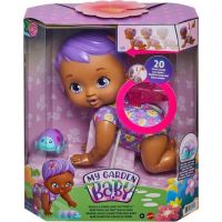 Mattel My Garden Baby™ lezoucí motýlek se zvuky fialový 30 cm 2