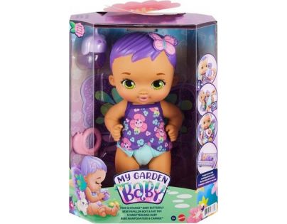Mattel My Garden Baby™ miminko fialový motýlek 30 cm