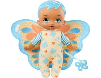 Mattel My Garden Baby™ moje první miminko modrý motýlek 23 cm - Poškozený obal