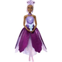 Mattel Panenka Barbie Petal Pop Květinové překvapení - fialová kopretina 2