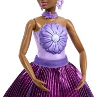 Mattel Panenka Barbie Petal Pop Květinové překvapení - fialová kopretina 4