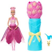 Mattel Panenka Barbie Petal Pop Květinové překvapení - Růžový tulipán