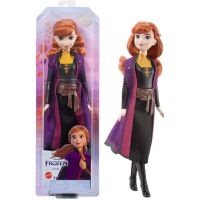 Mattel Panenka Frozen Anna v černo-oranžových šatech