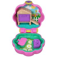 Mattel Polly Pocket panenka do kapsy Růžová kytička GCN08 2