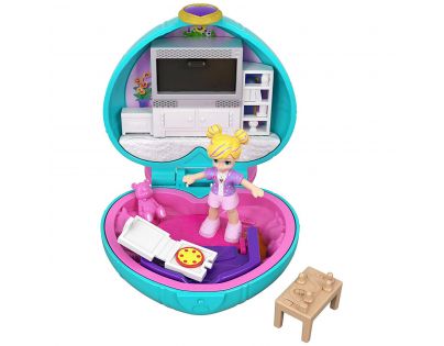 Mattel Polly Pocket panenka do kapsy Zelené srdce GCN07