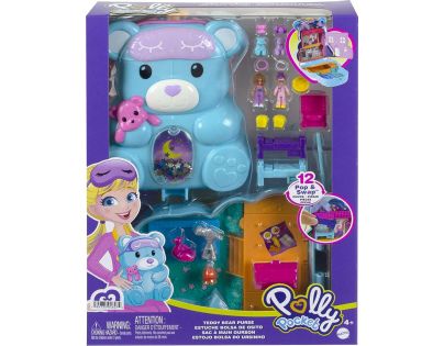 Mattel Polly Pocket pidi pocketková kabelka Teddy Bear Purse