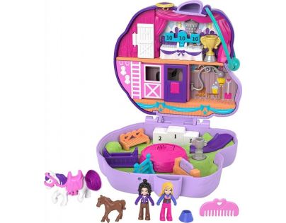 Mattel Polly Pocket pidi svět do kapsy koňská přehlídka